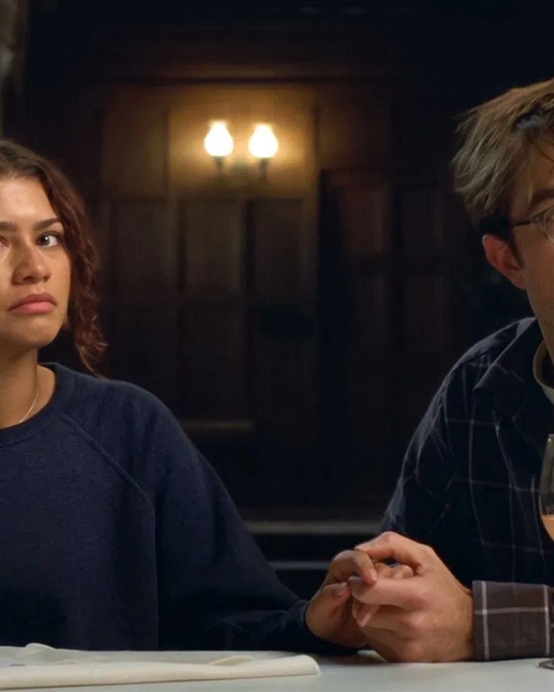 Zendaya and Robert Pattinson in "The Drama"
