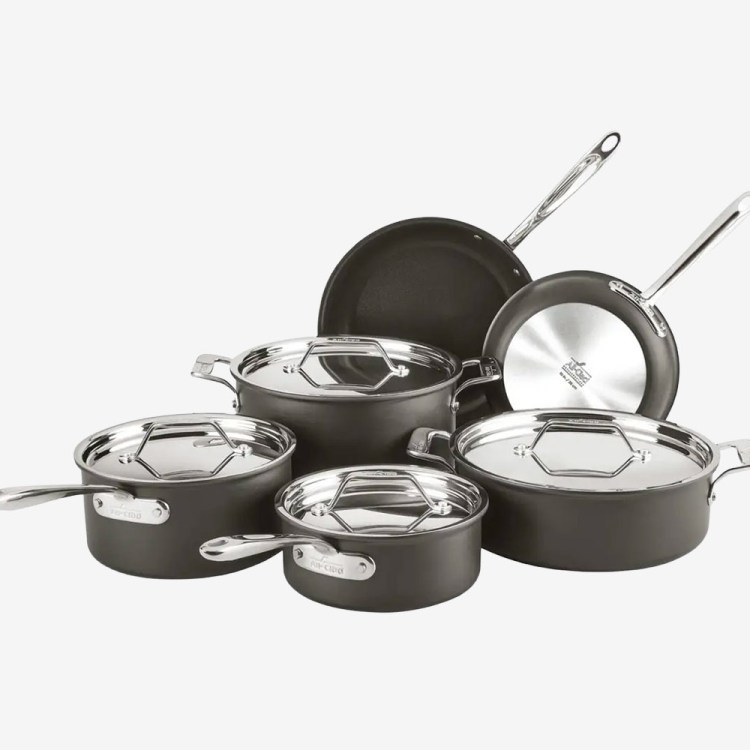 10 Piece Set / HA1 Hard Anodized Nonstick