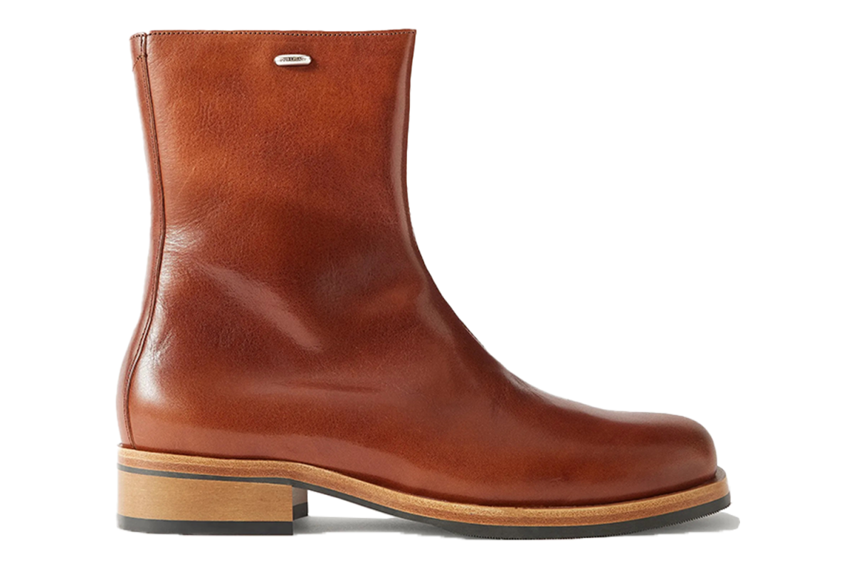 Our Legacy Camion Glossed-Leather Boots