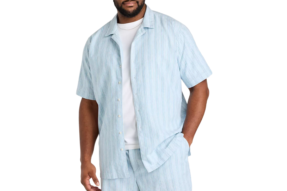 Oak Hill Striped Cabana Camp Shirt