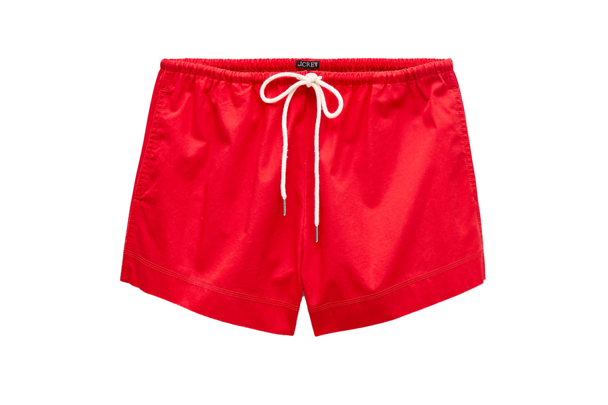 J.Crew Cruise Drawstring Short in Cotton Poplin