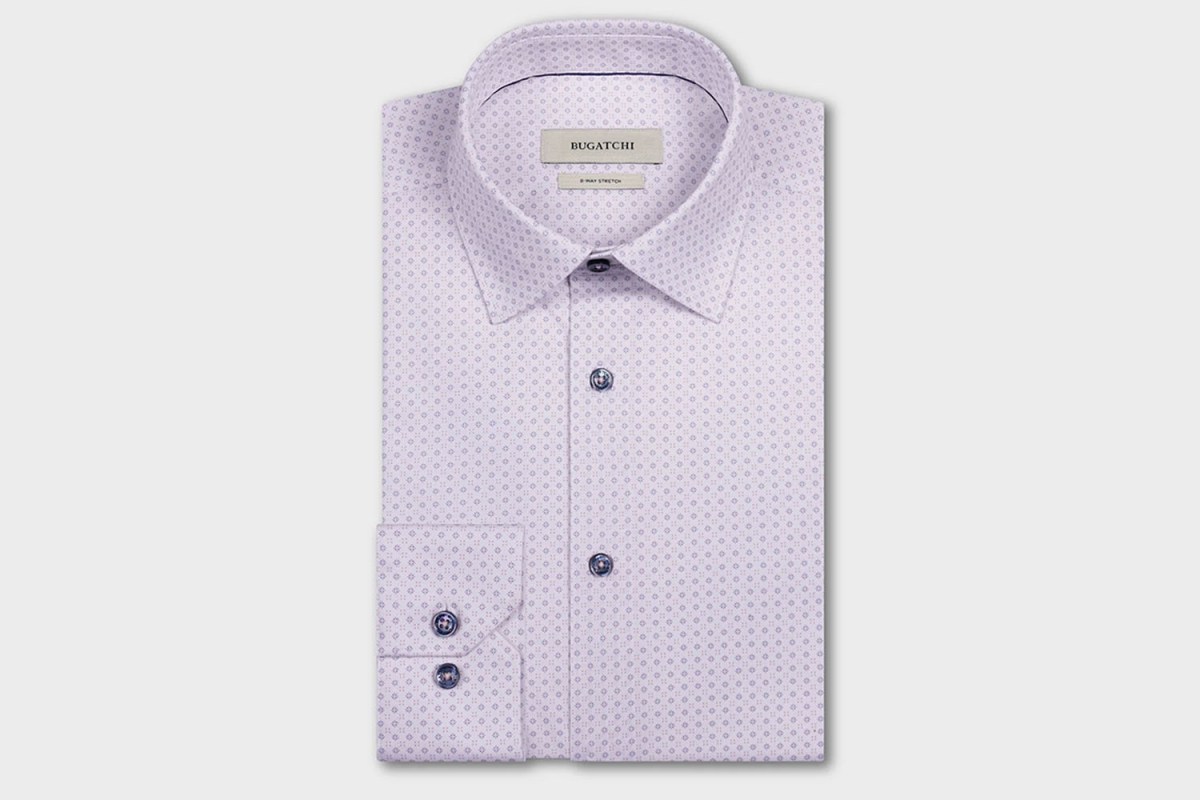 BUGATCHI James OoohCotton<strong>®</strong> Geometric Shirt