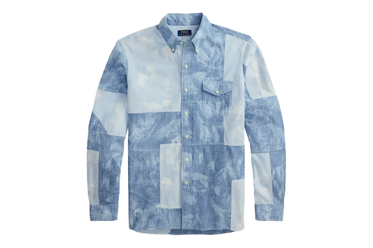 Polo Ralph Lauren Classic Fit Patchwork Chambray Shirt