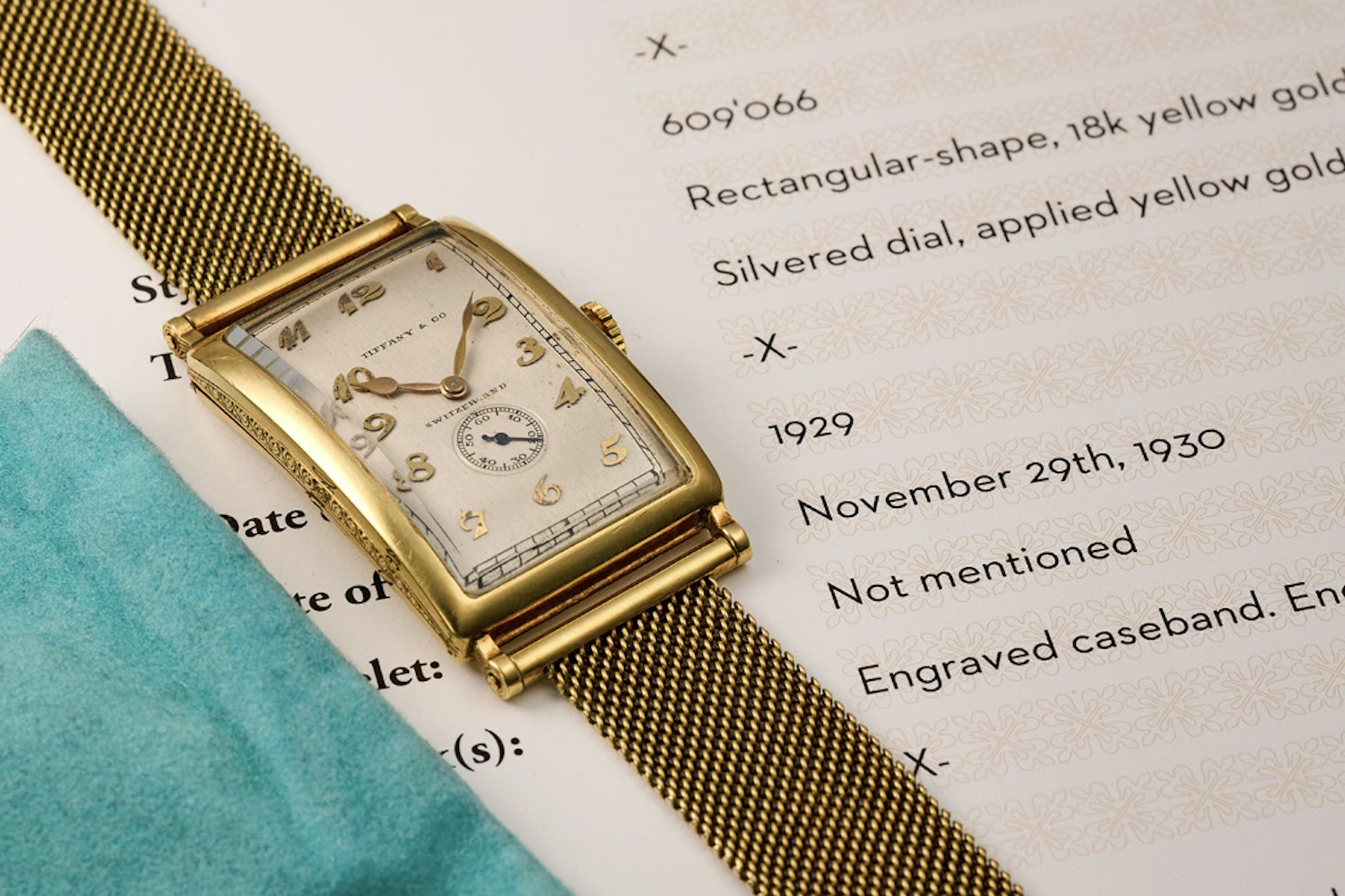 Patek Philippe "Tiffany & Co"