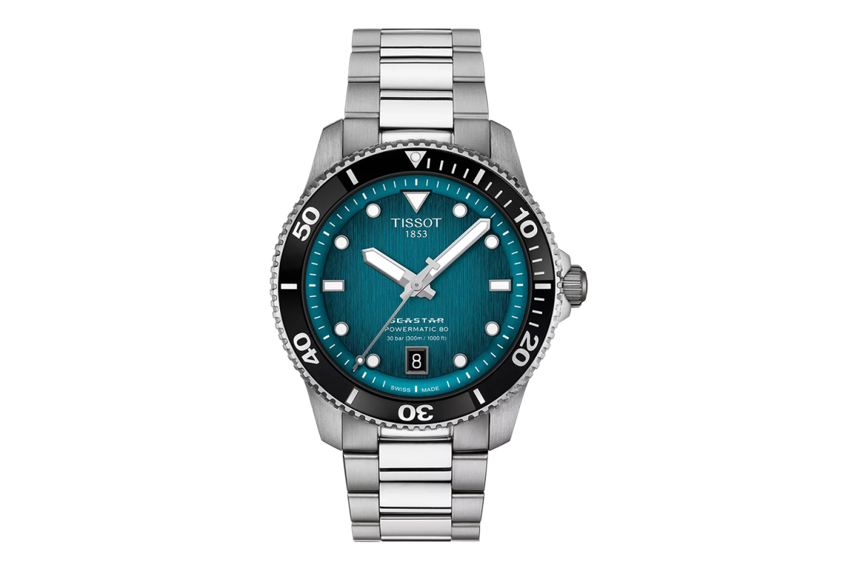 <strong>Best <strong>Overall</strong></strong> <strong>Sub-$1,000 Dive Watch: Tissot Seastar 1000 Powermatic 80 (40mm)</strong>