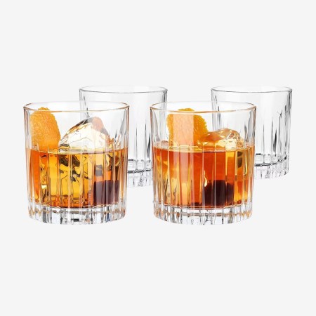Viski Reserve Milo European Crystal Lowball Glasses