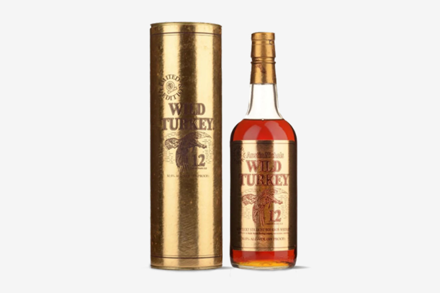 A 12-year-old vintage Wild Turkey 