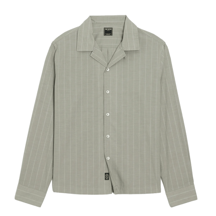 Todd Snyder — Brushed Poplin Camp Collar Shirt — $119 from $158 — 24% off