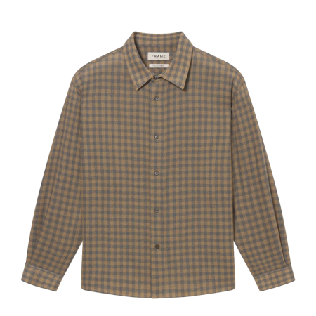 FRAME — Light Wool Plaid Shirt —$159 from $398 — 60% off