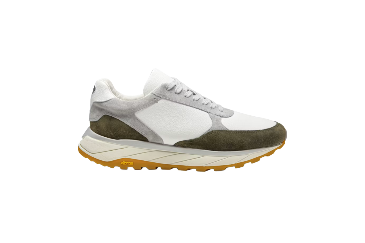 LUCA Leather and Suede Runner
