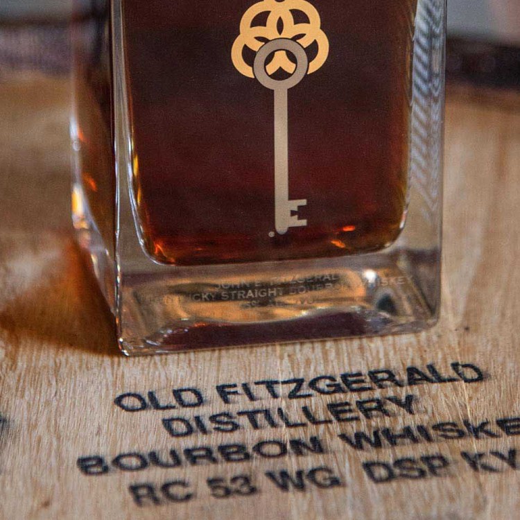 A 20-year-old bottle of Old Fitzgerald, available in an upcoming auction