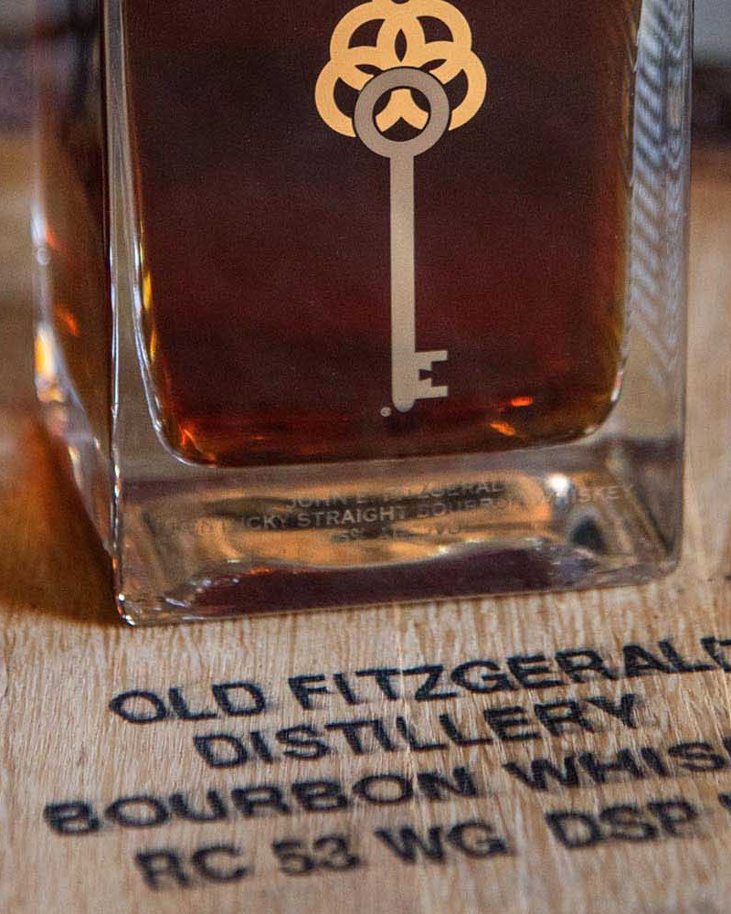 A 20-year-old bottle of Old Fitzgerald, available in an upcoming auction