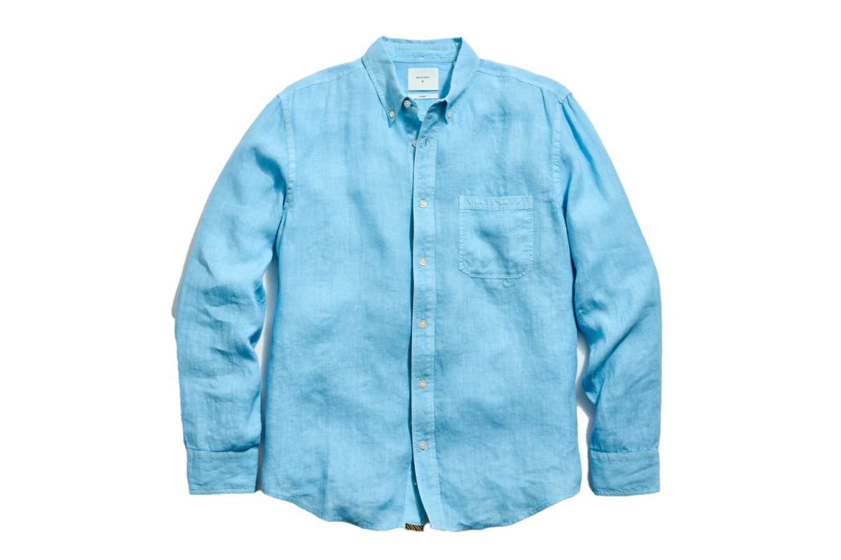 Billy Reid Tuscumbia Linen Shirt Button Down