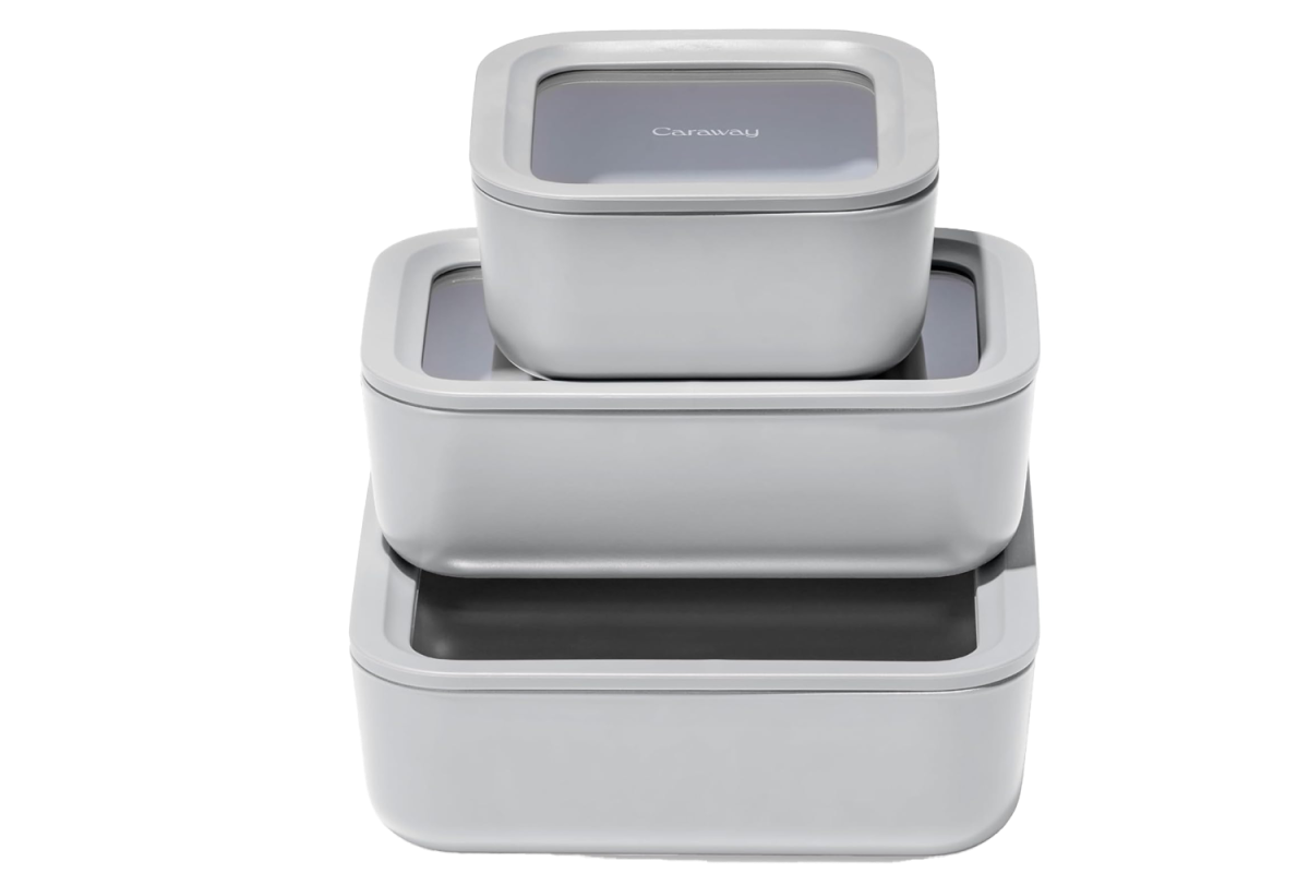 Caraway 3pc Glass Food Storage Set