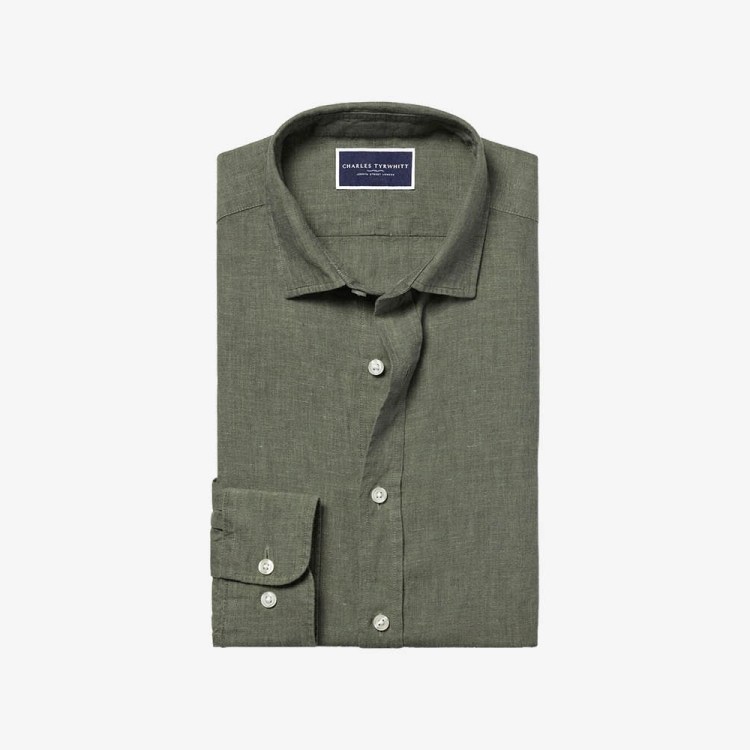 Charles Tyrwhitt Pure Linen Shirt