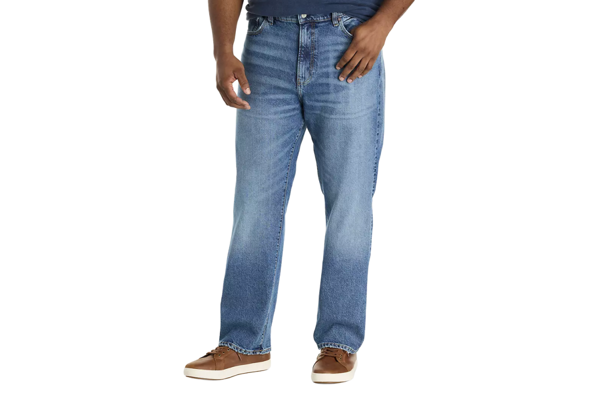Lucky Brand Langham Relaxed-Fit Straight-Leg Stretch Jeans