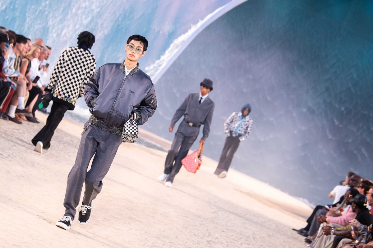 Louis Vuitton Built a Literal Oasis for Paris's Fashion Week