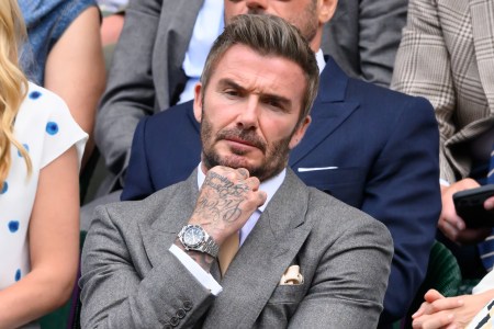 At Wimbledon, David Beckham Sports the Underdog of Luxury Watches