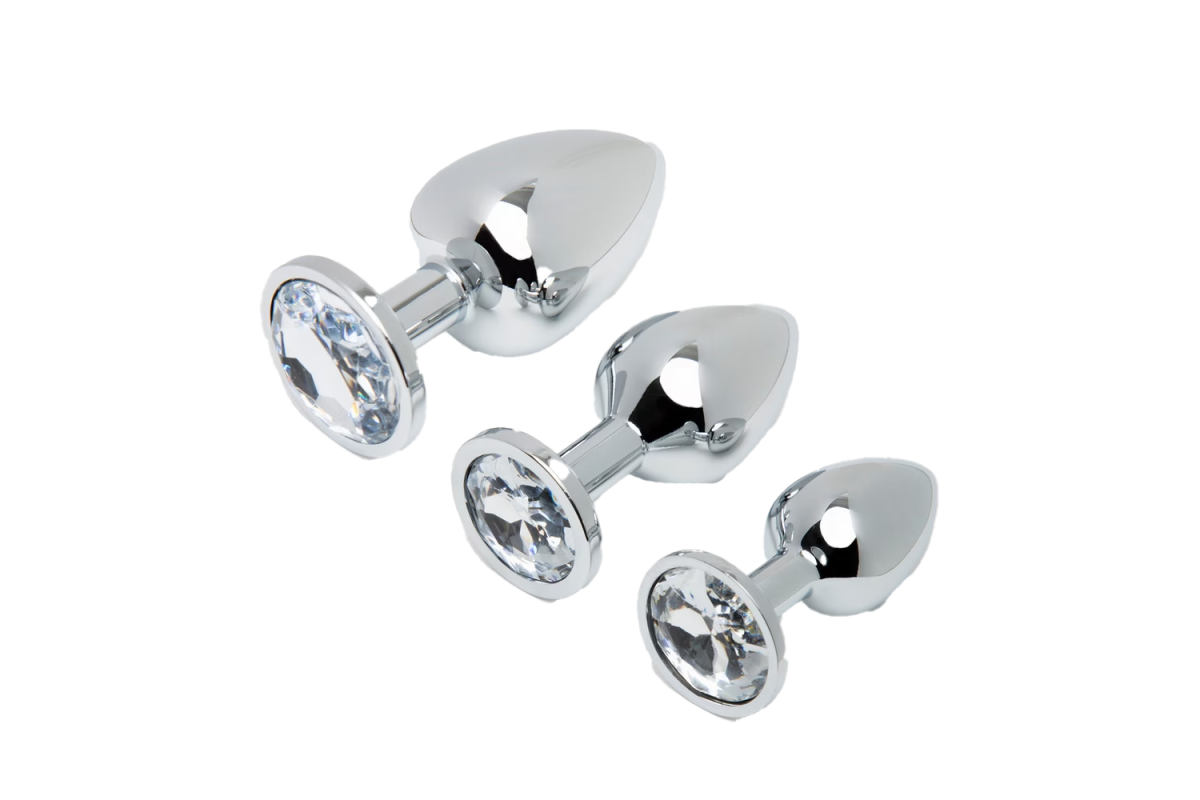 Lovehoney Jeweled Metal Butt Plug Set (3 Piece)