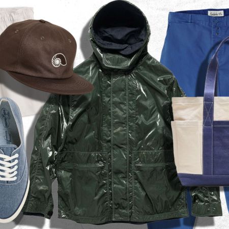 a mix of new menswear items