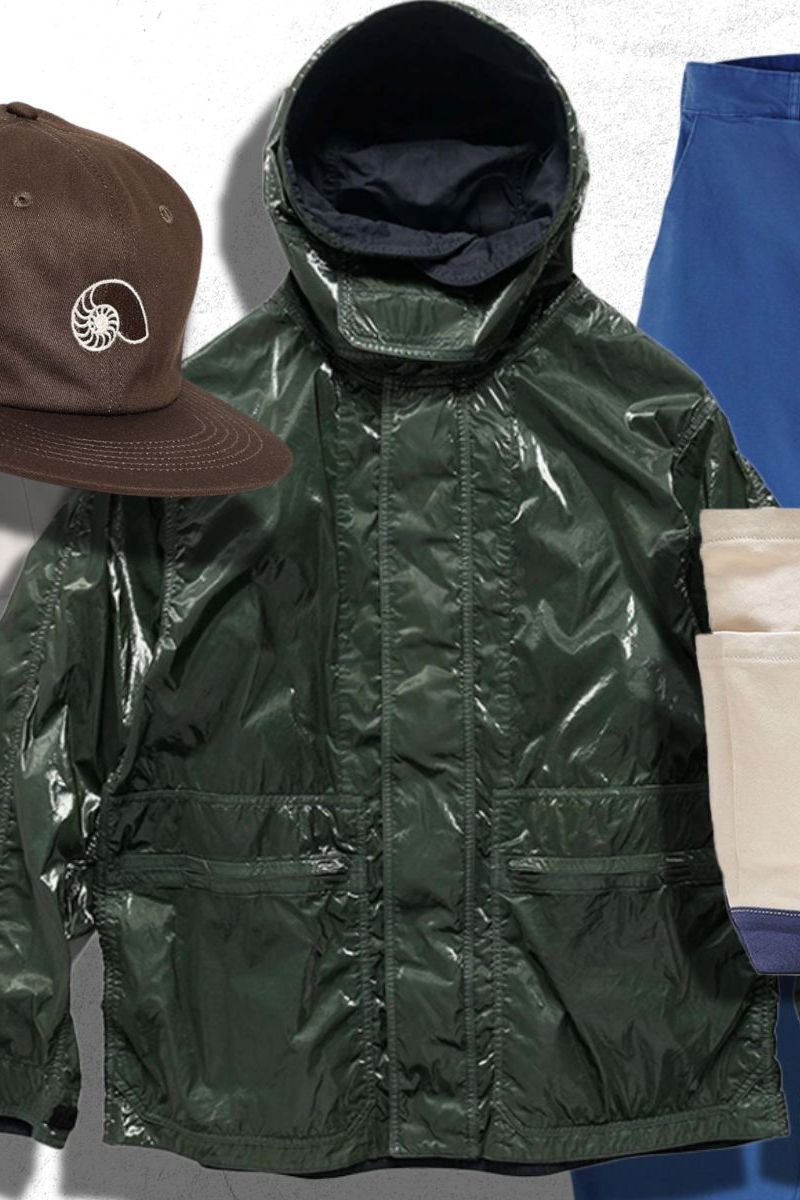 a mix of new menswear items