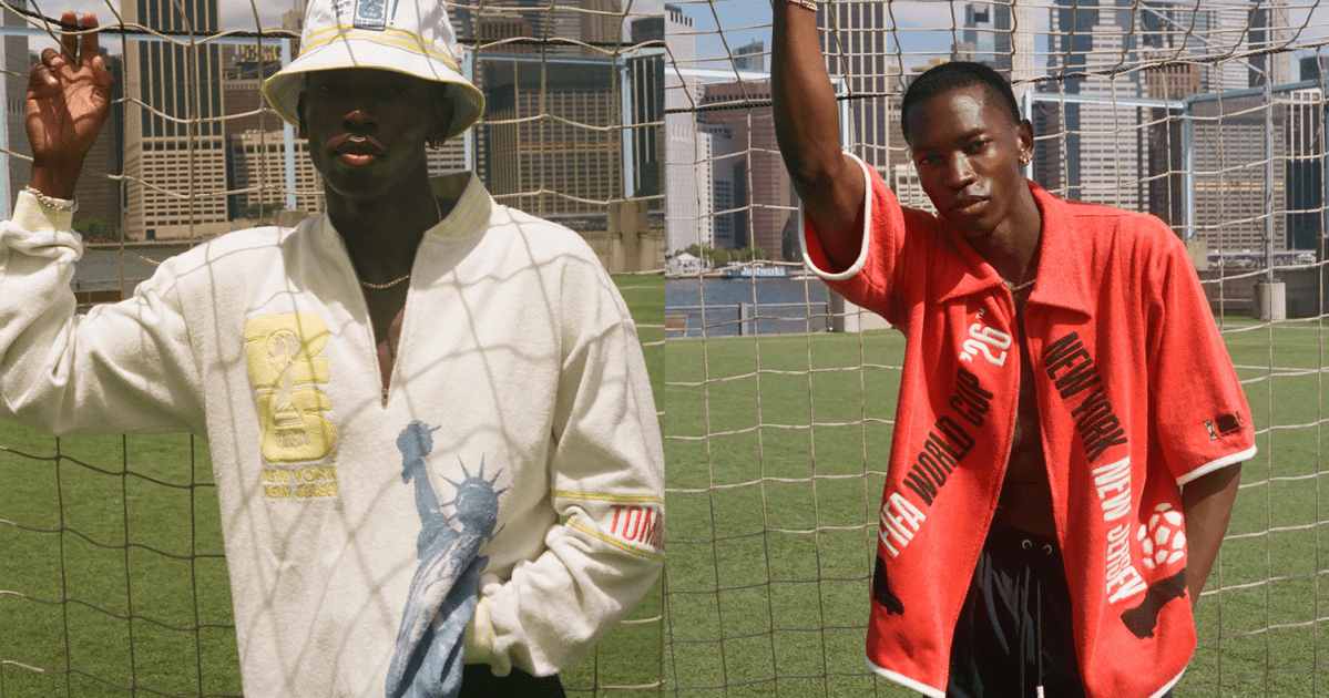 A model wearing Tombolo Fifa World Cup Official Merch