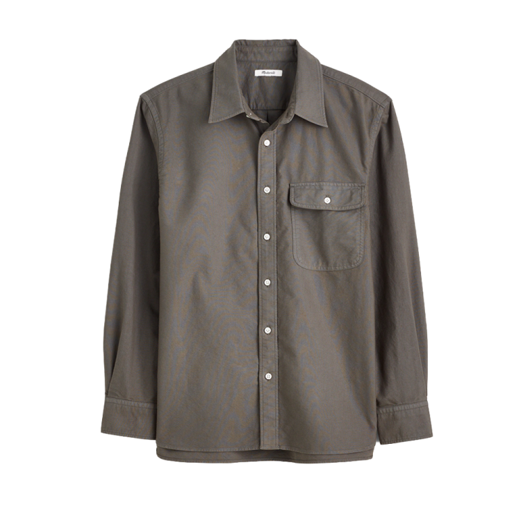 Madewell — Single-Pocket Shirt in Allday Oxford — 90 from 118 — 24% off
