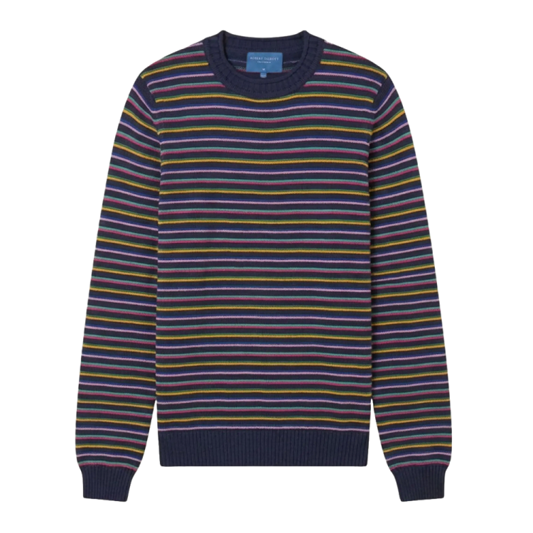 Robert Talbott — Hilton Multi Stripe Rollneck Sweater — 207 from 295 — 30% off