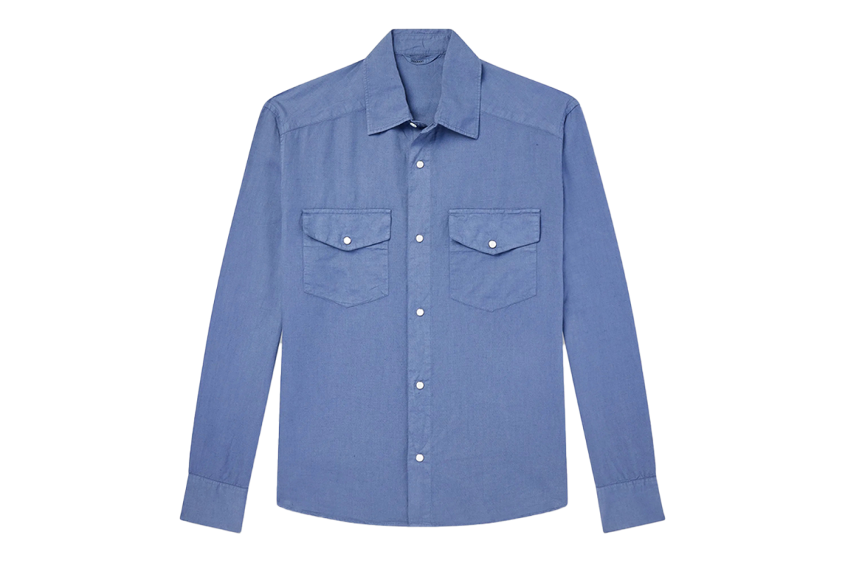 3Sixteen Cotton and Linen-Blend Shirt