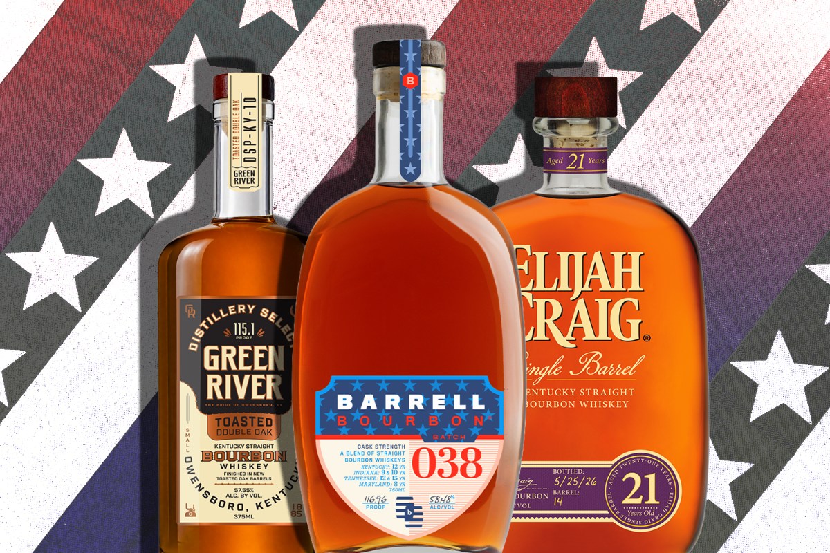A special list devoted to American whiskeys to celebrate our country's 250th anniversary, including bottles from Old Forester, Heaven Hill and Russell's Reserve