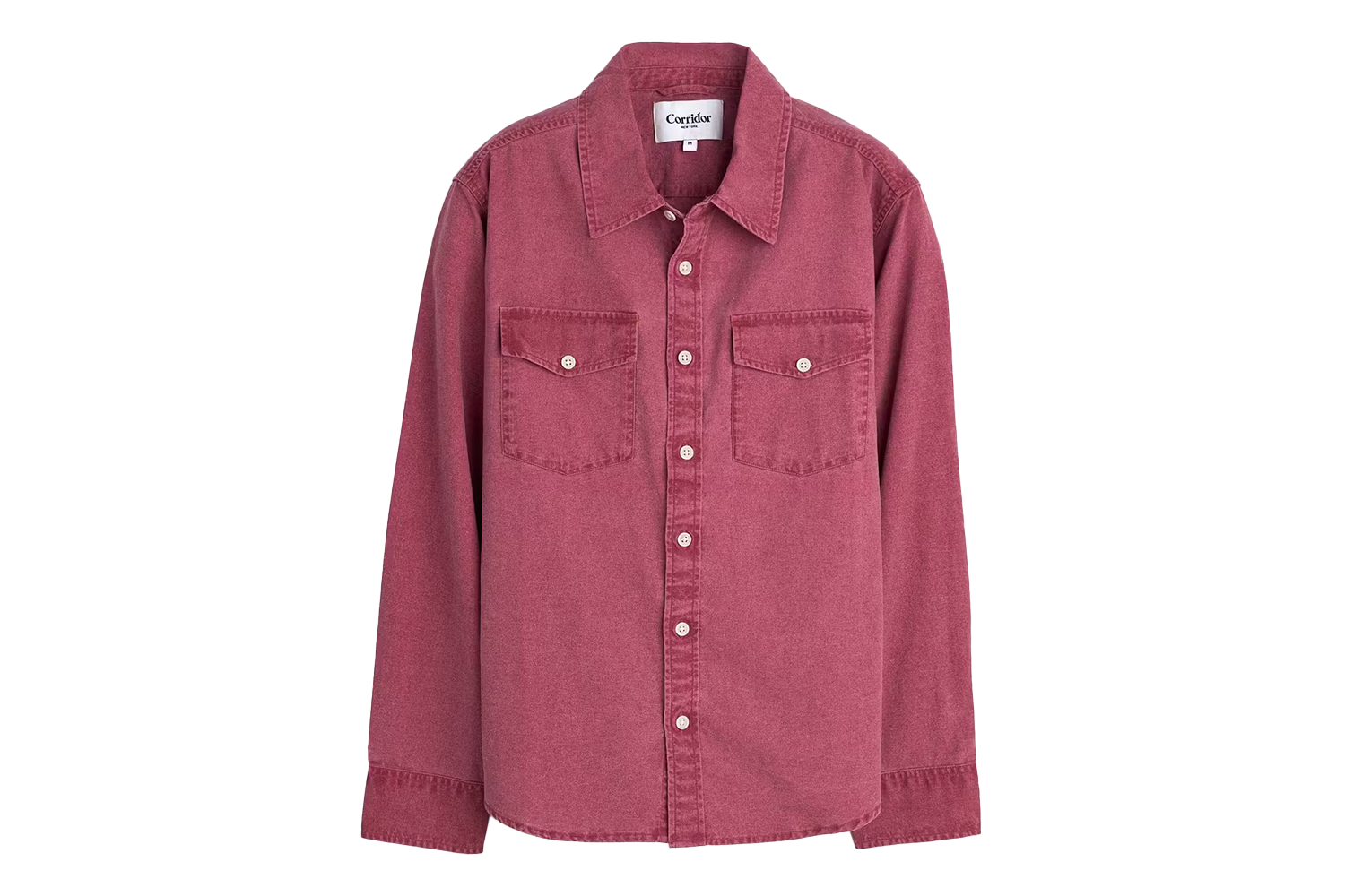 Corridor Pigment Dye Canvas Long Sleeve Shirt