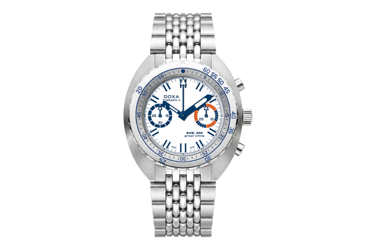 Doxa Sub 200 T.Graph II "Great White" Topper Edition