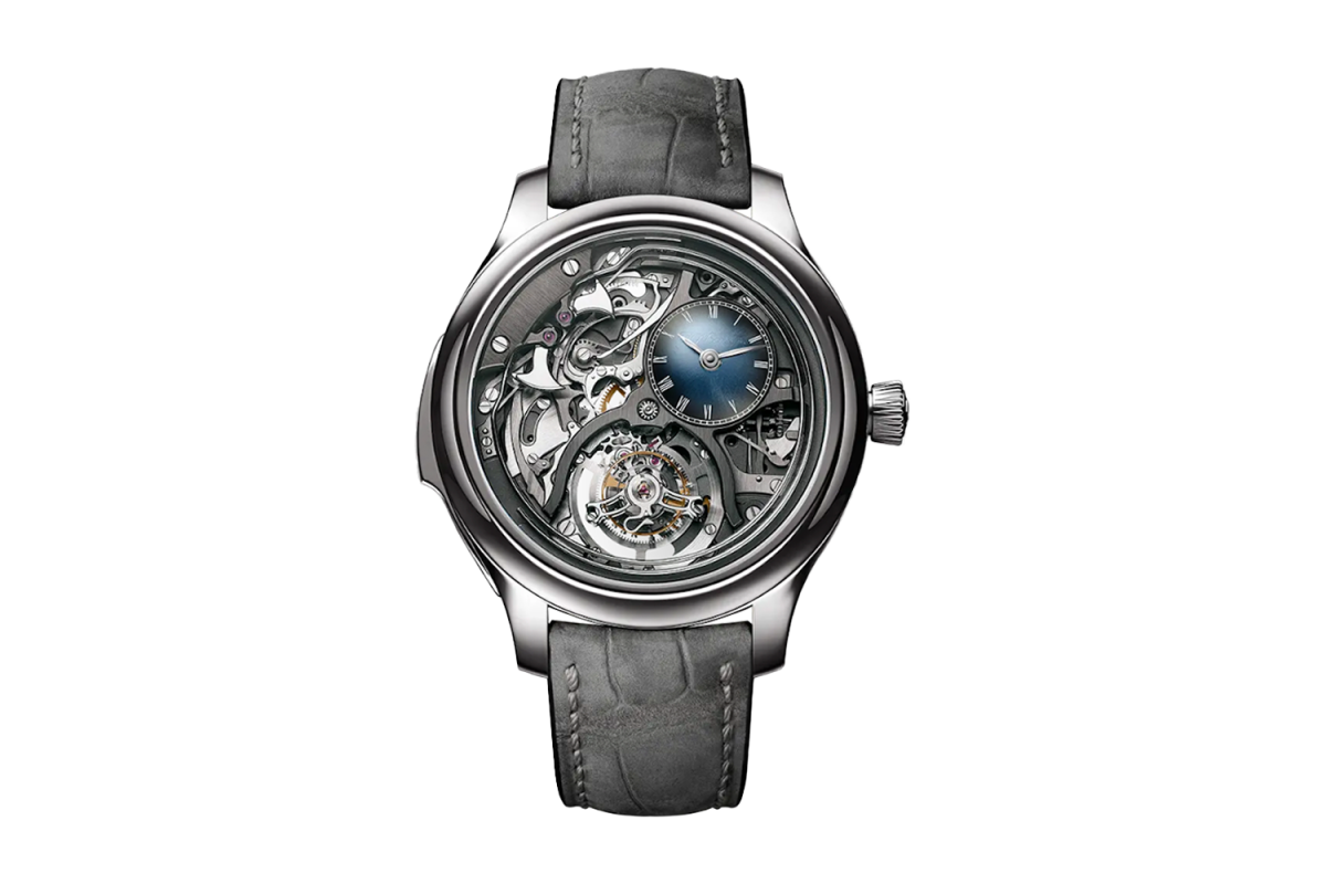 H. Moser & Cie. Endeavour Minute Repeater Cylindrical Tourbillon Skeleton Cosmic Rain