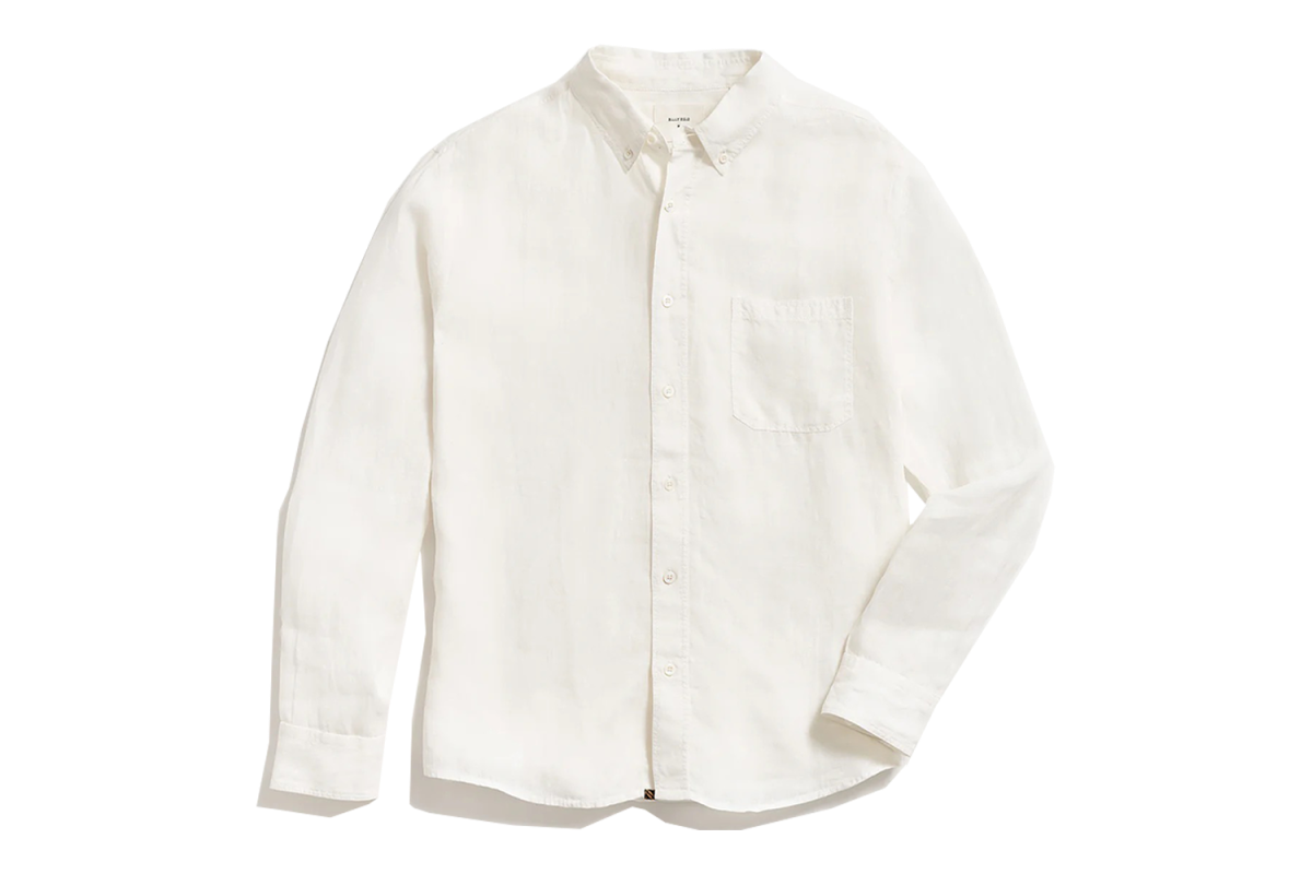 Billy Reid Tuscumbia Linen Shirt Button Down