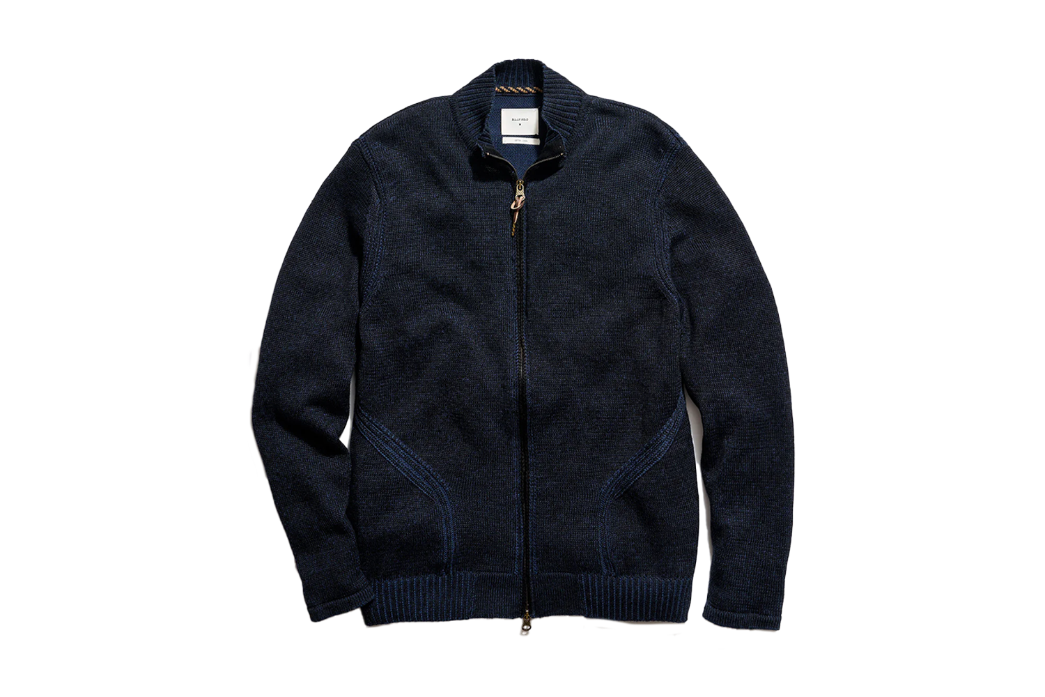 Billy Reid Linen Sweater Track Jacket