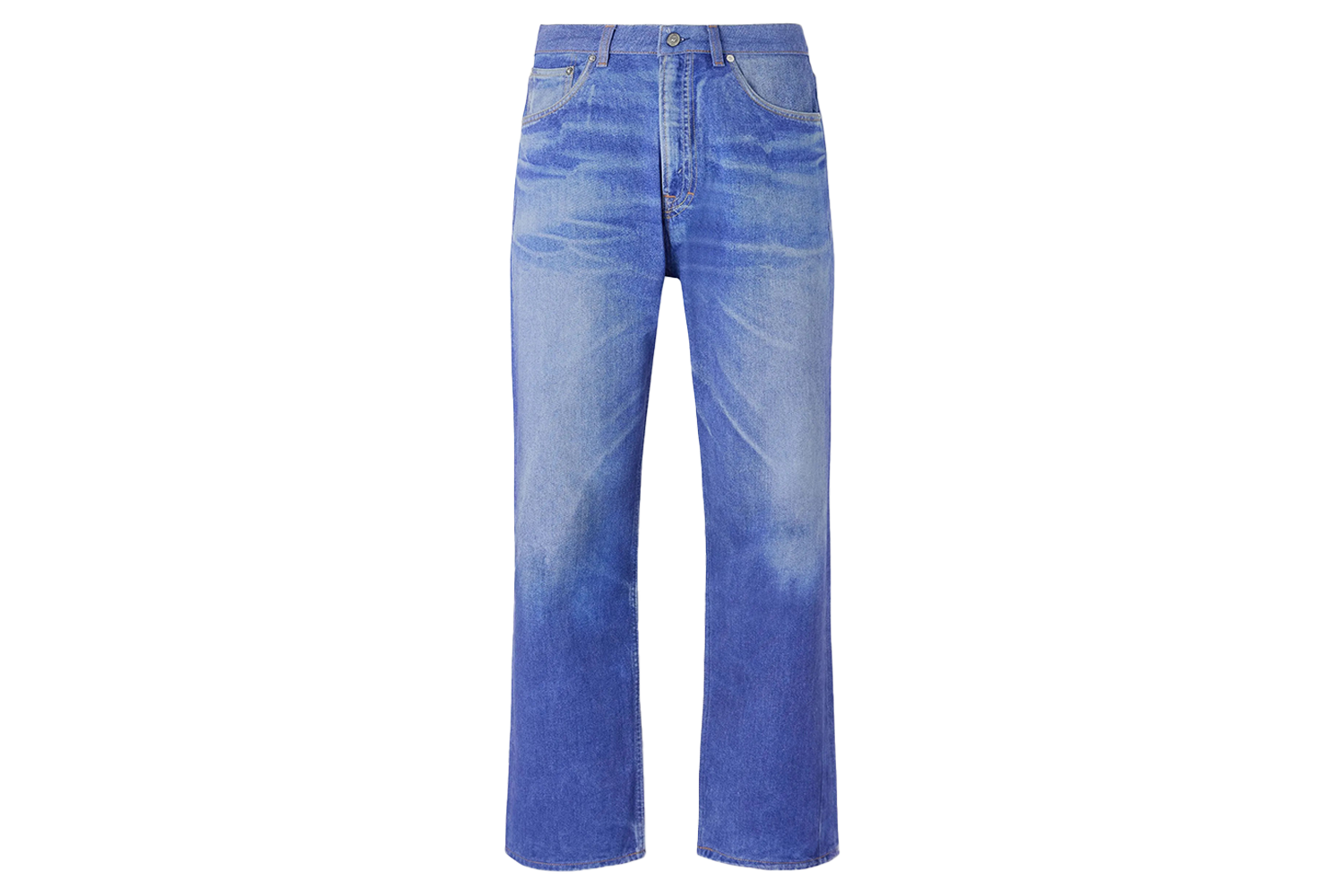 Our Legacy Third Cut Straight-Leg Printed Jeans