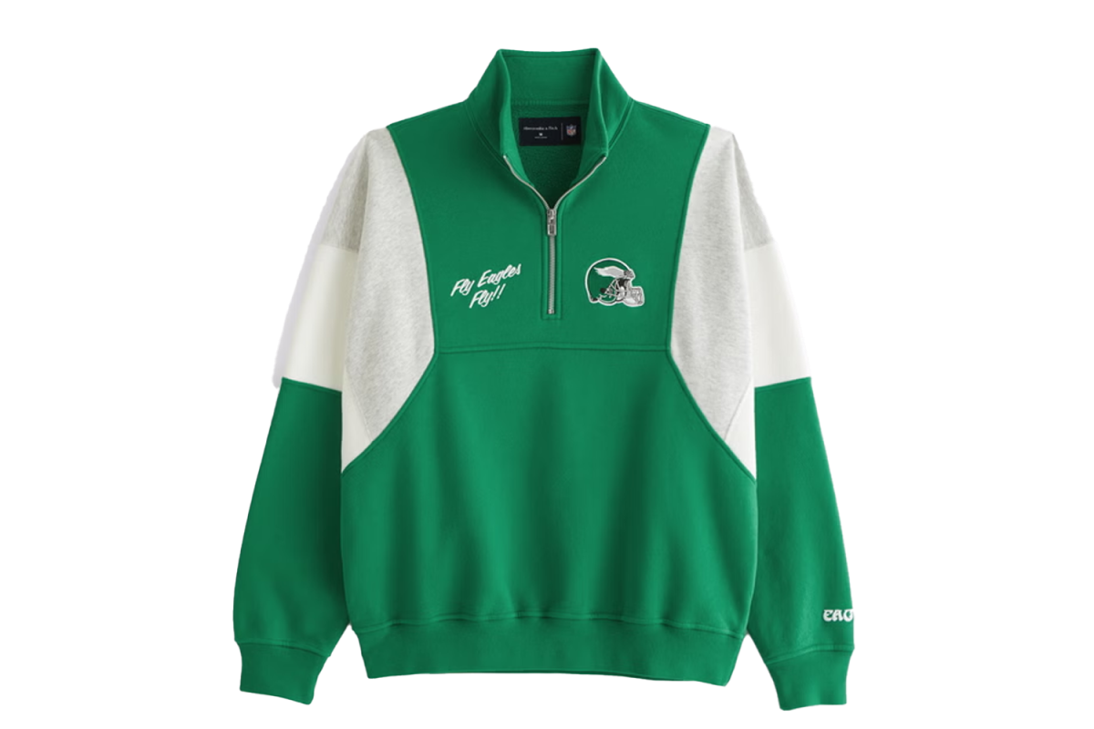Abercrombie Philadelphia Eagles Half-Zip Sweatshirt