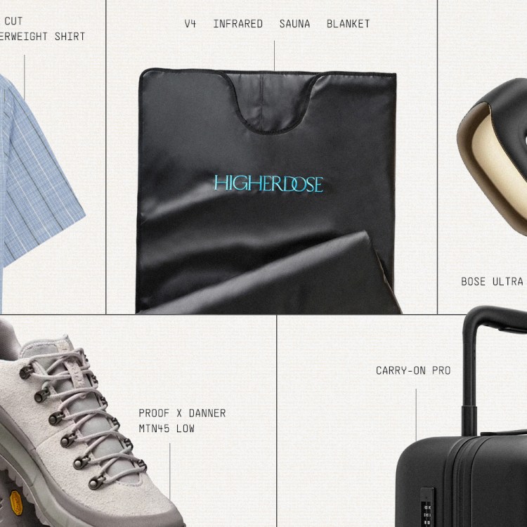 a collage of on-sale items in boxs against a white background
