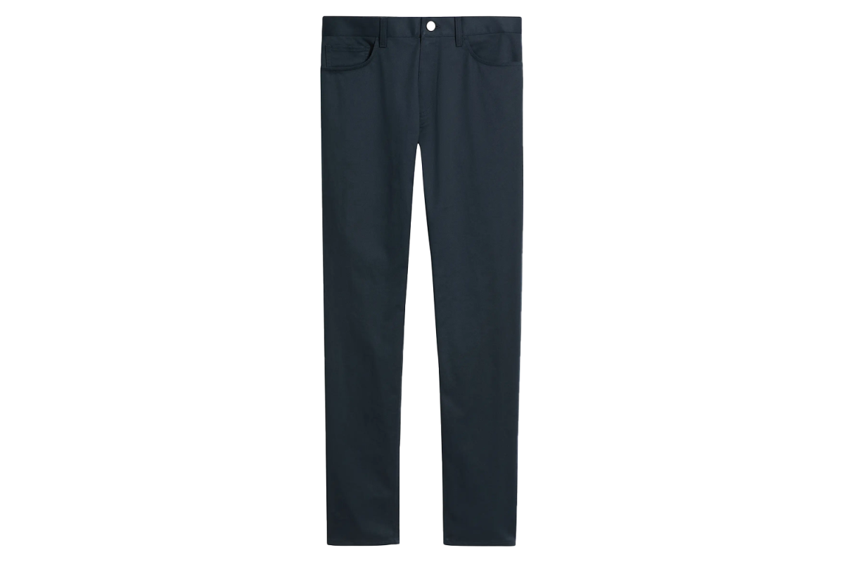 Theory Raffi Soft Stretch Cotton & Lyocell Slim Leg Pants