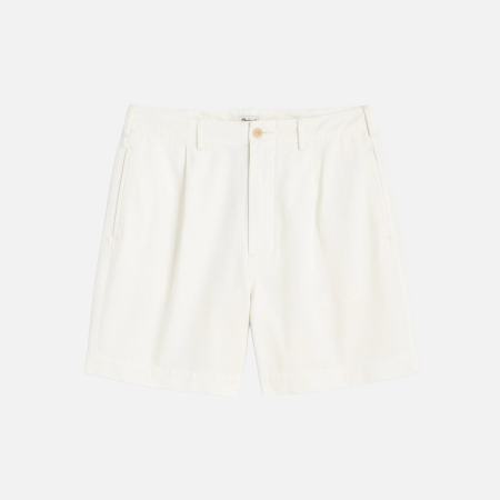 Madewell — Pleated Chino Shorts in Uniform Twill — 59 from 88 — 34% off