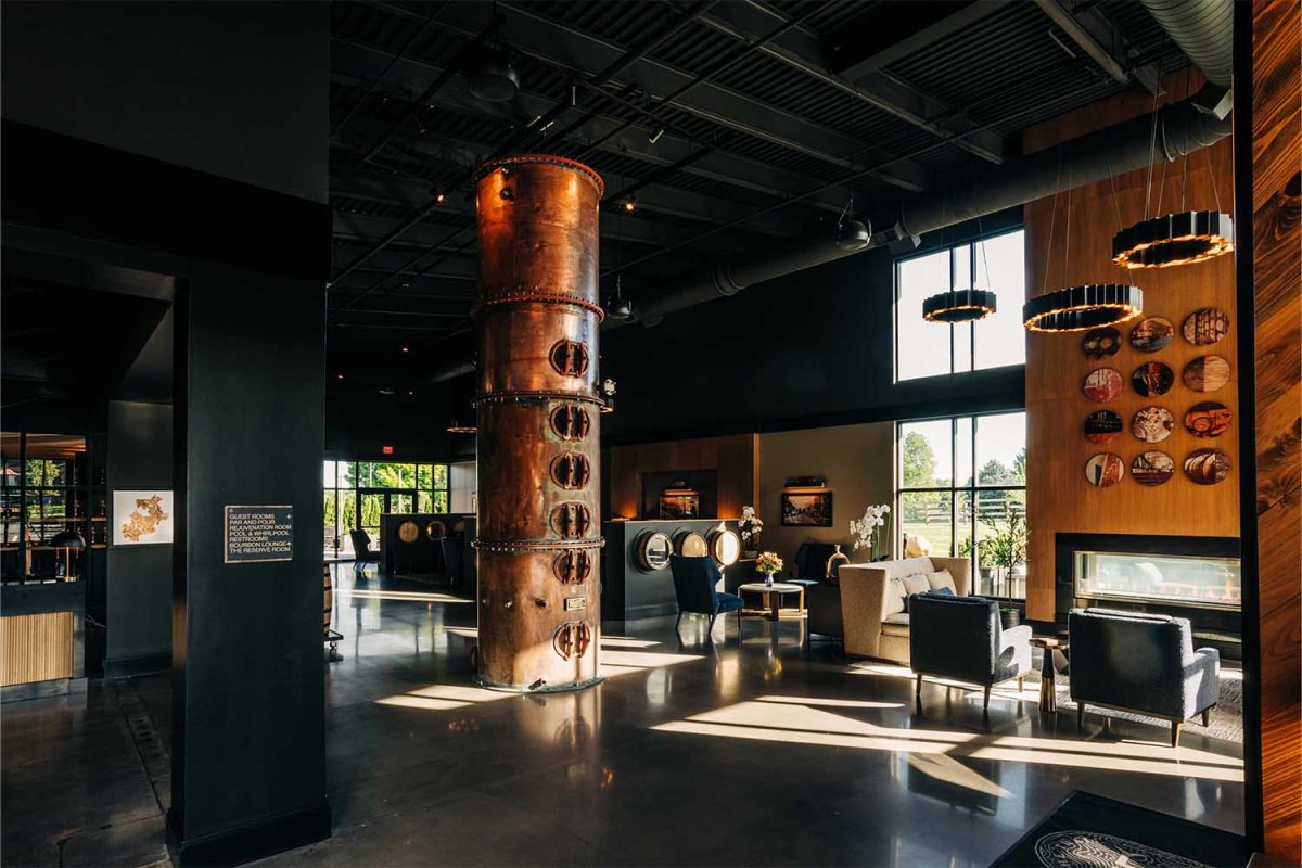 The Trail Hotel in Bardstown might seem like the Disneyland of bourbon, but it's more of a modestly upscale homage to whiskey