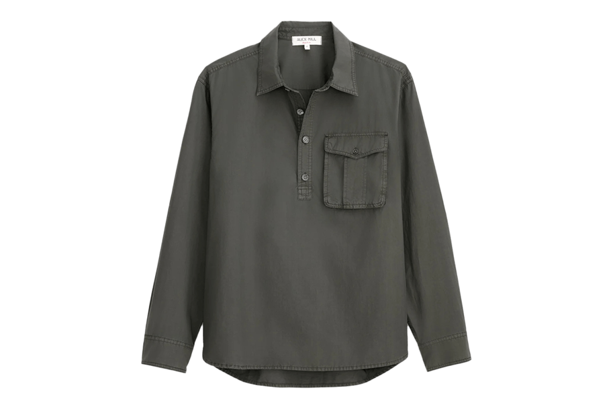 Alex Mill Clint Cotton Poplin Popover