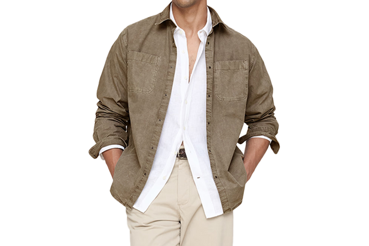 Banana Republic Archive Reissue Relaxed-Fit Cotton Poplin Shirt