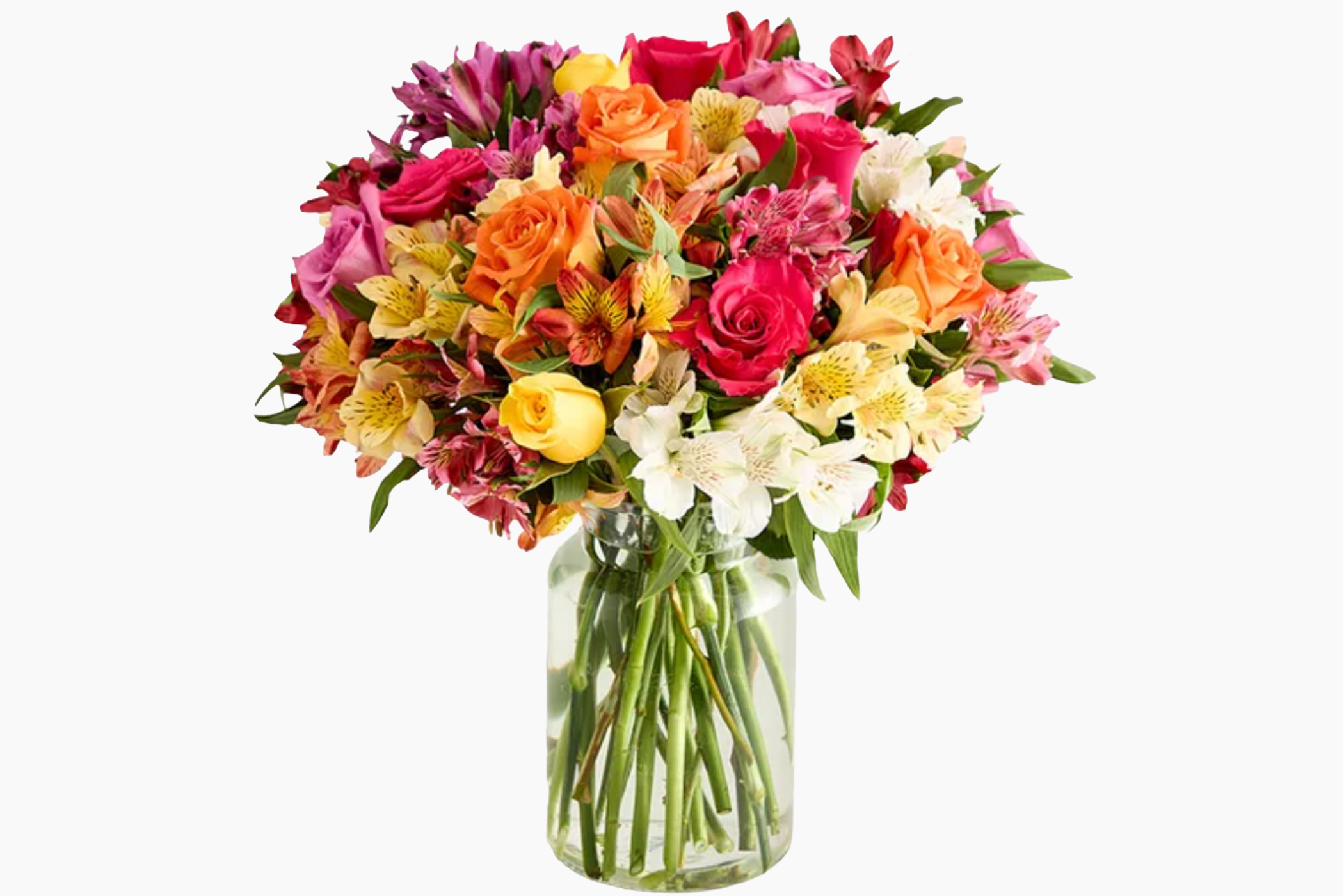 Assorted Roses & Peruvian Lilies
