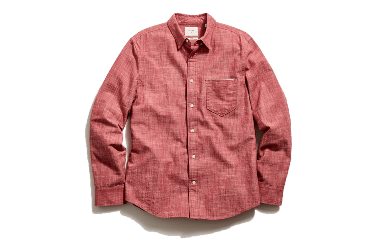 Billy Reid Slub Cotton MSL 1-Pocket Shirt