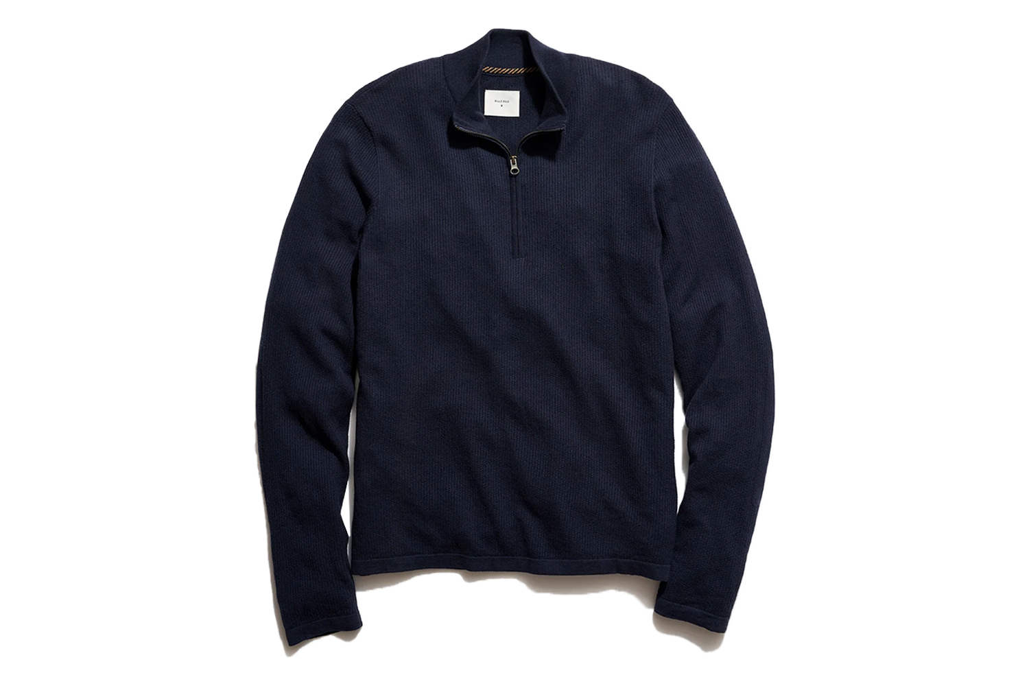Billy Reid Fine Gauge Textured Half Zip