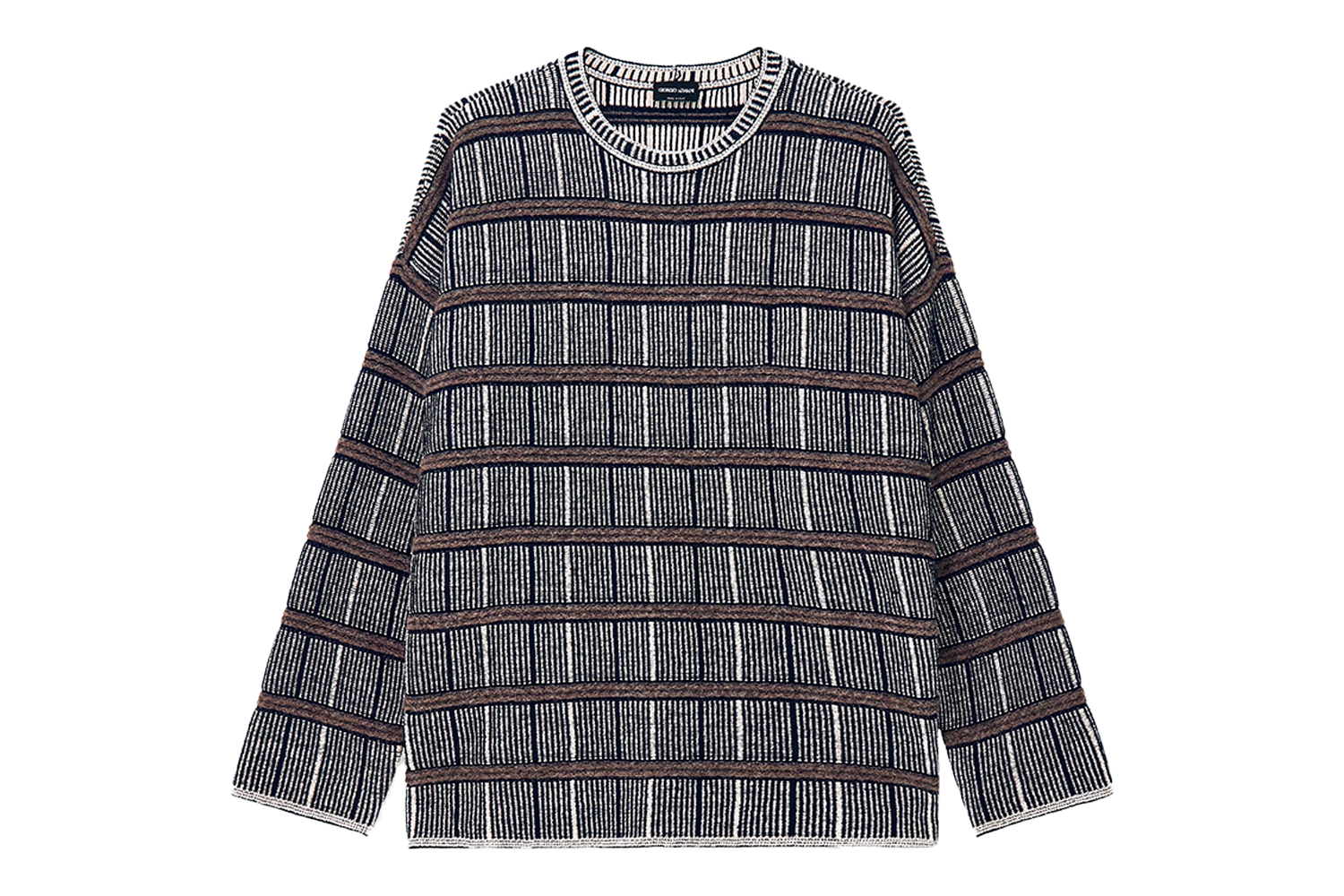 Giorgio Armani Oversized Ribbed Silk-Blend Sweater