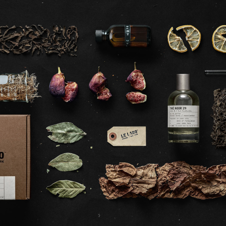 A layout of fragrance ingredients in a Le Labo scent