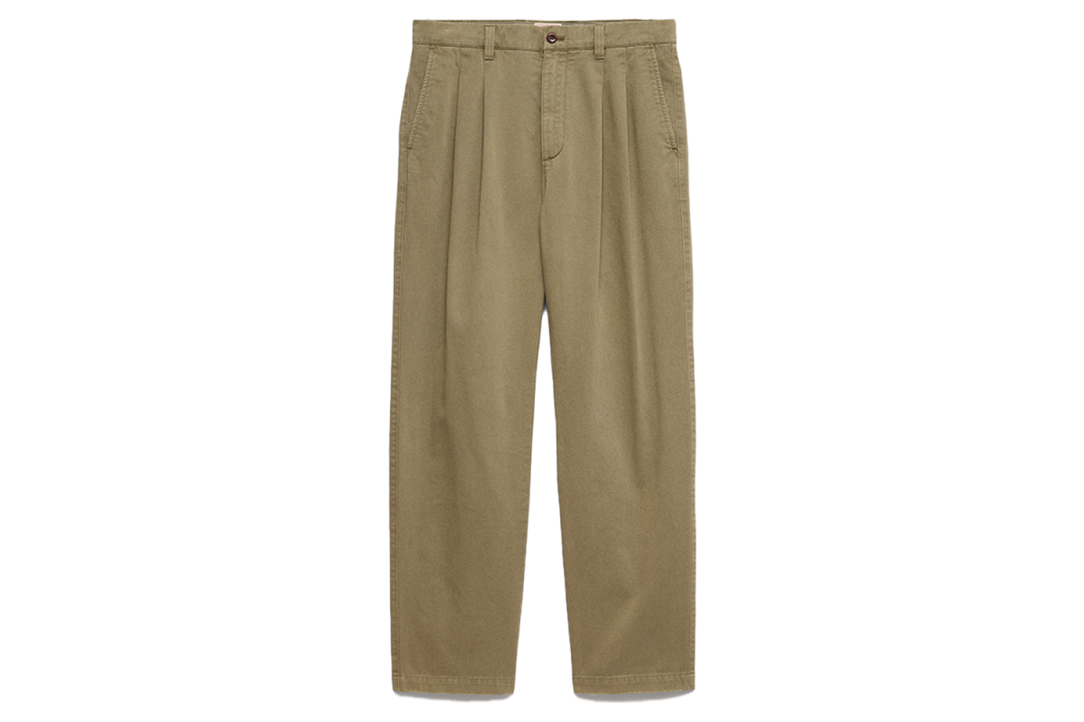 Banana Republic Archive Reissue Straight Pleated Chino