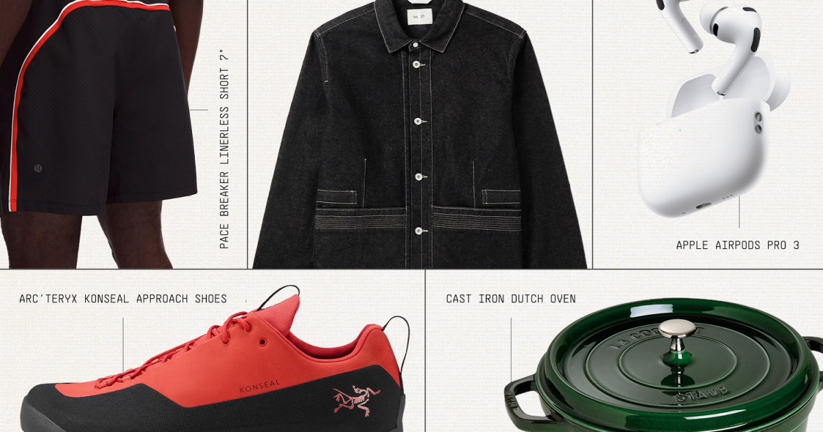 a collage of on-sale items in a grid.